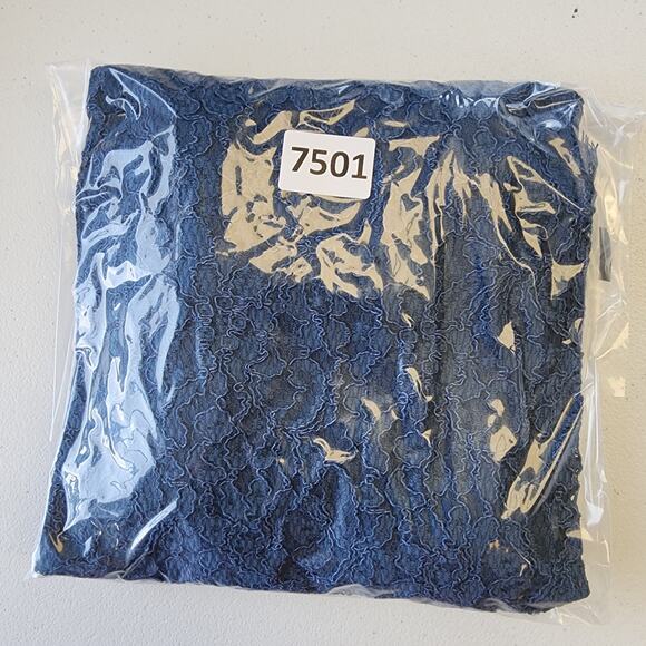 Adrianna Papell Lace Dress Blue party cocktail classic wedding preppy Size 2 - Picture 6 of 6